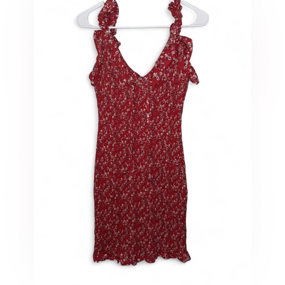 Japna Red Floral Dress